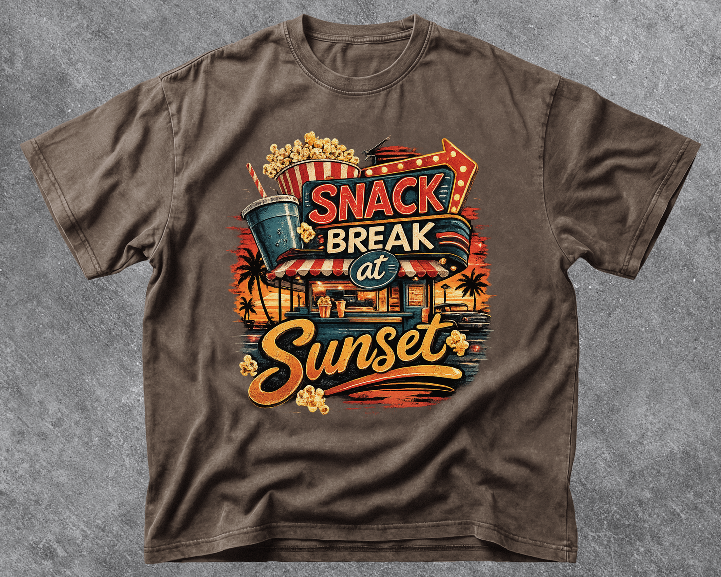 Snack Break at Sunset