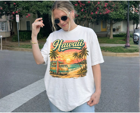 Hawaii Sunset Vintage