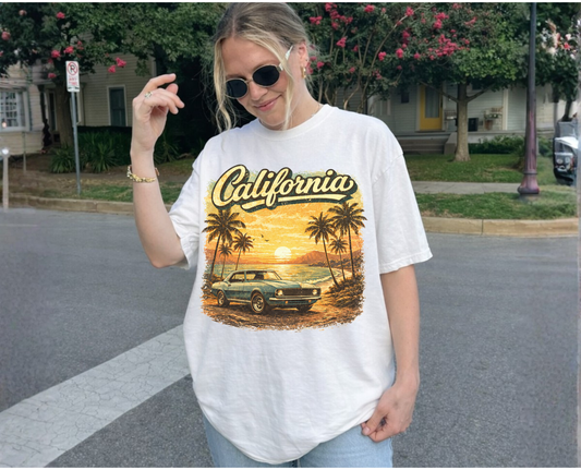 California Sunset Vintage