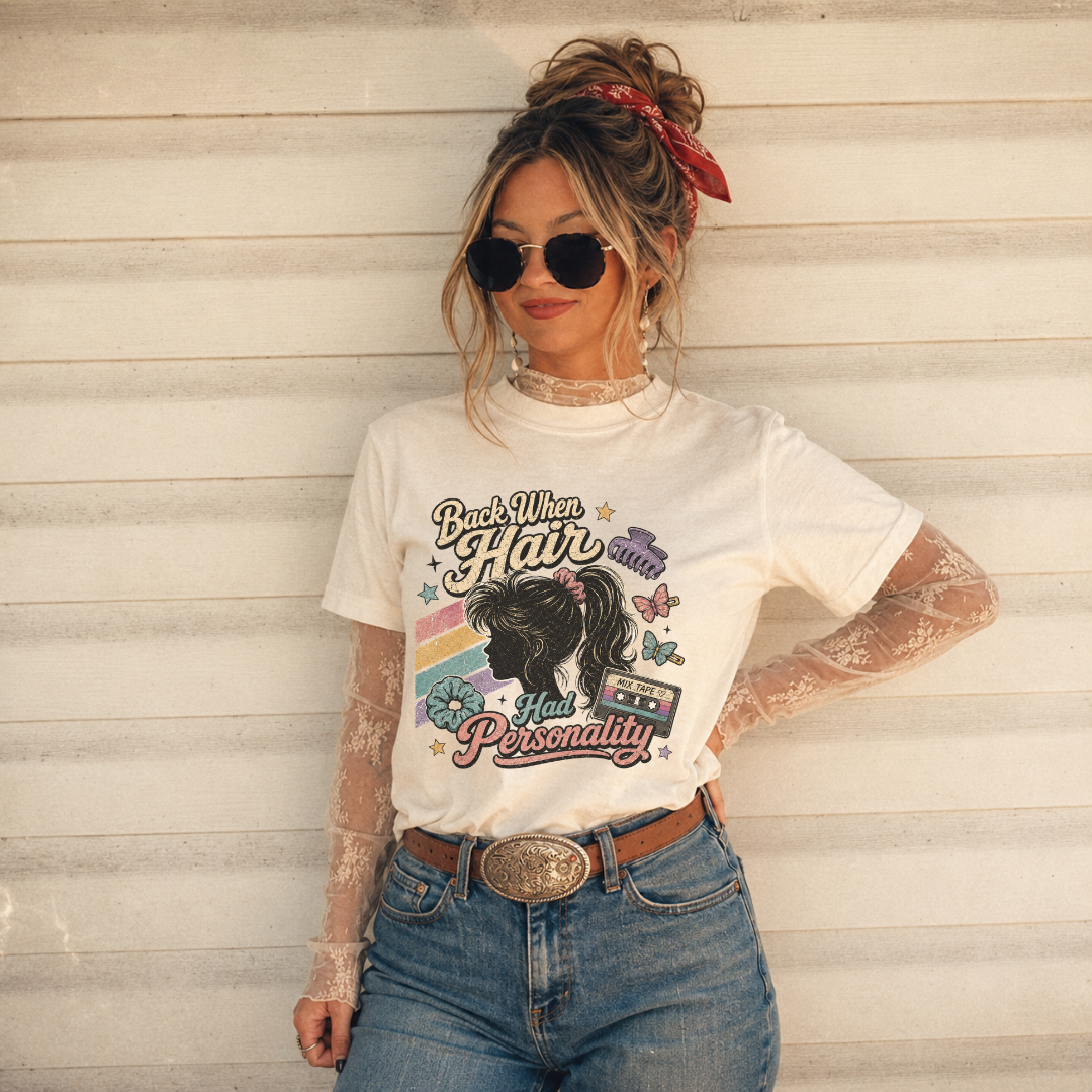 Back When Hair Had Personality Tee