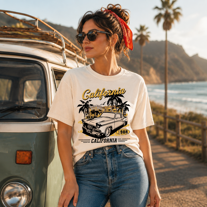 California Vintage Car Retro