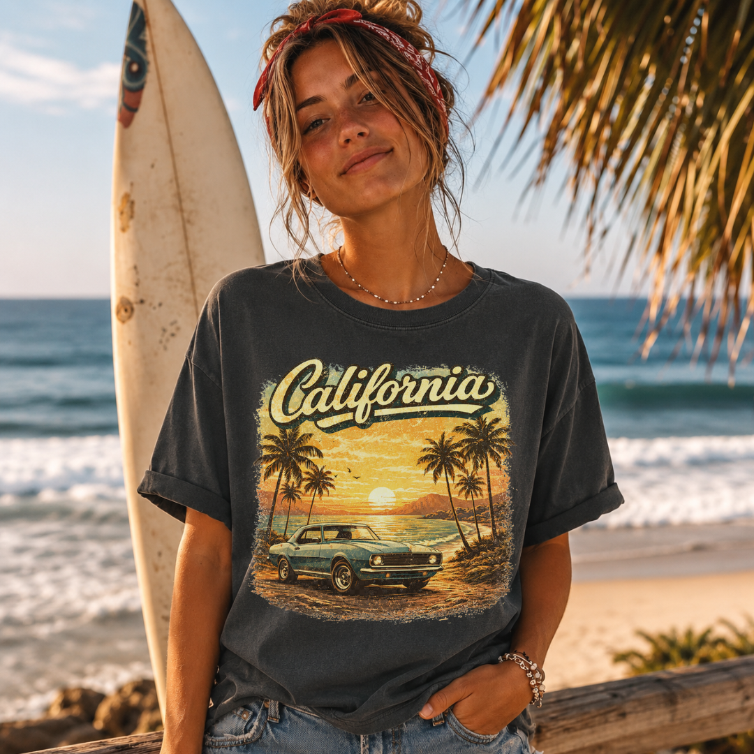 California Sunset Vintage