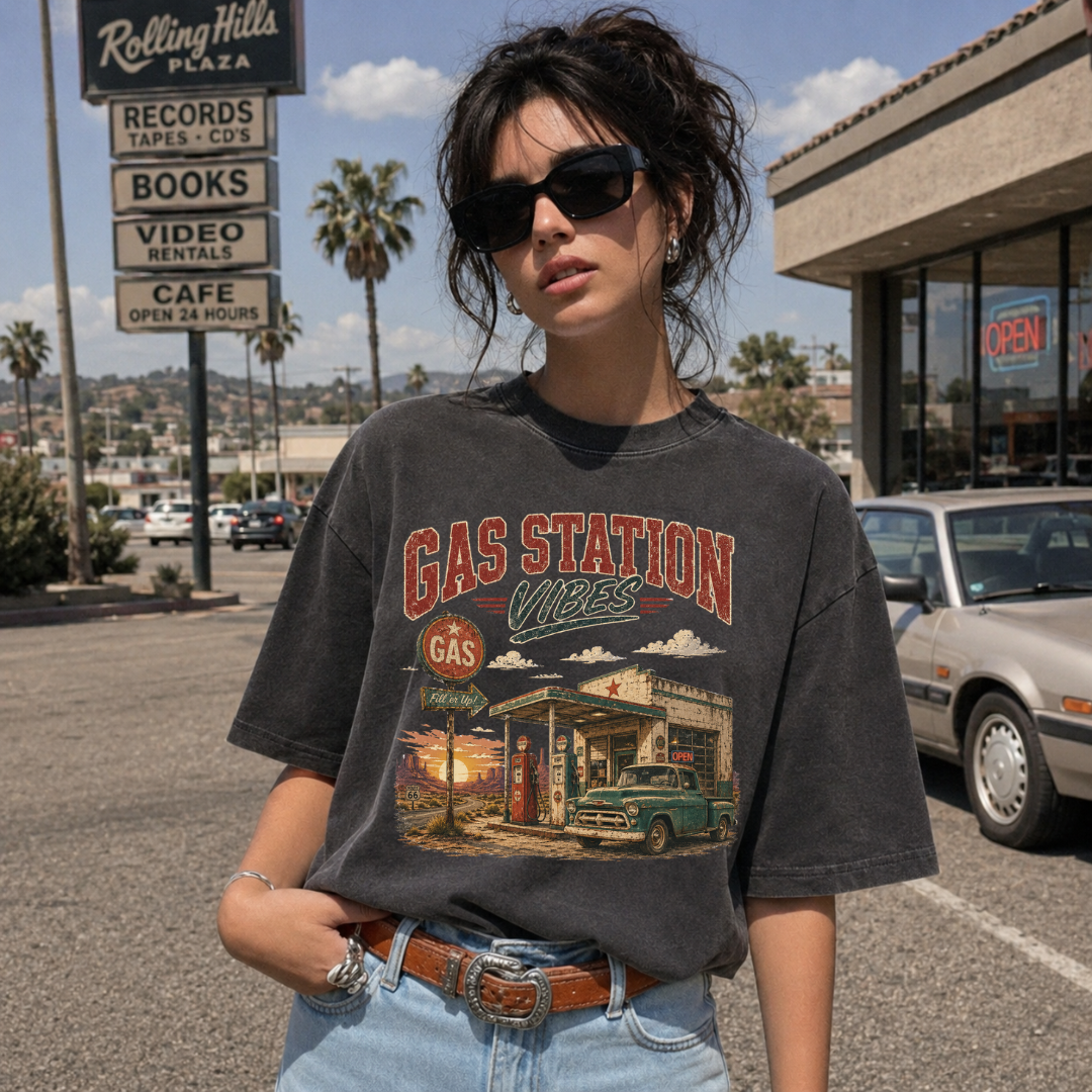 Gas Station Vibes Vintage Retro