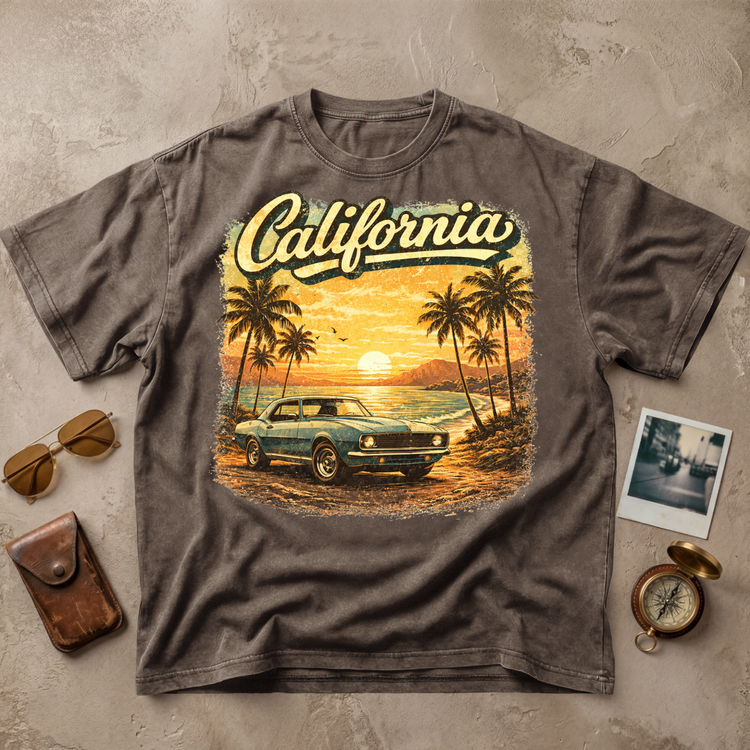 California Sunset Vintage