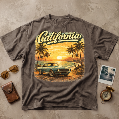 California Sunset Vintage