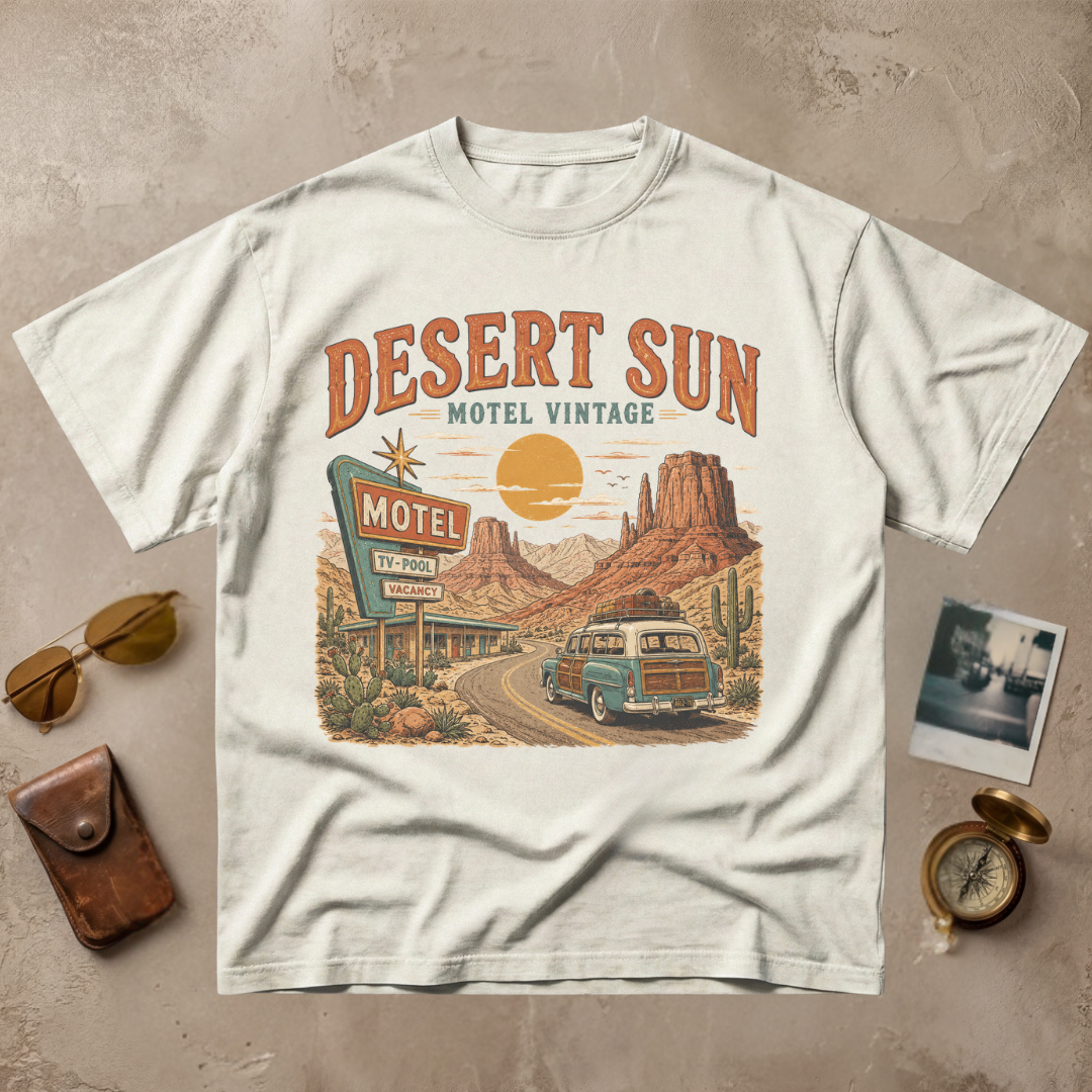 Desert Sun Motel Vintage Tee