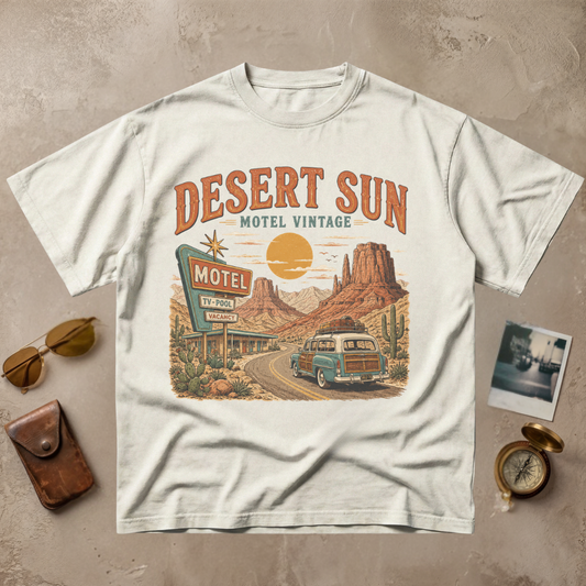 Desert Sun Motel Vintage Tee