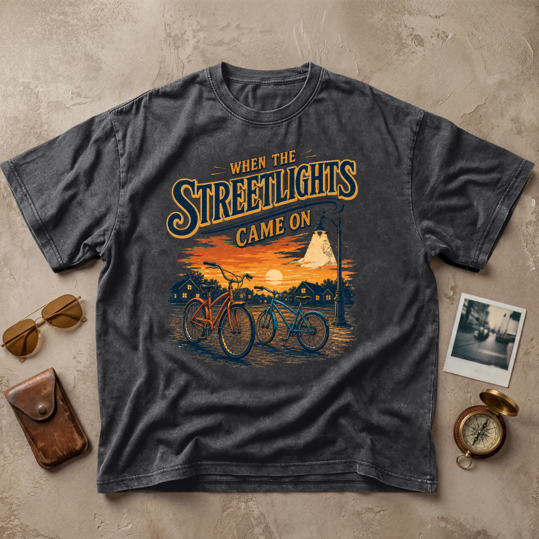 When The Streetlights Came On Vintage Tee