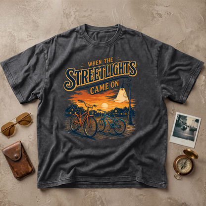 When The Streetlights Came On Vintage Tee