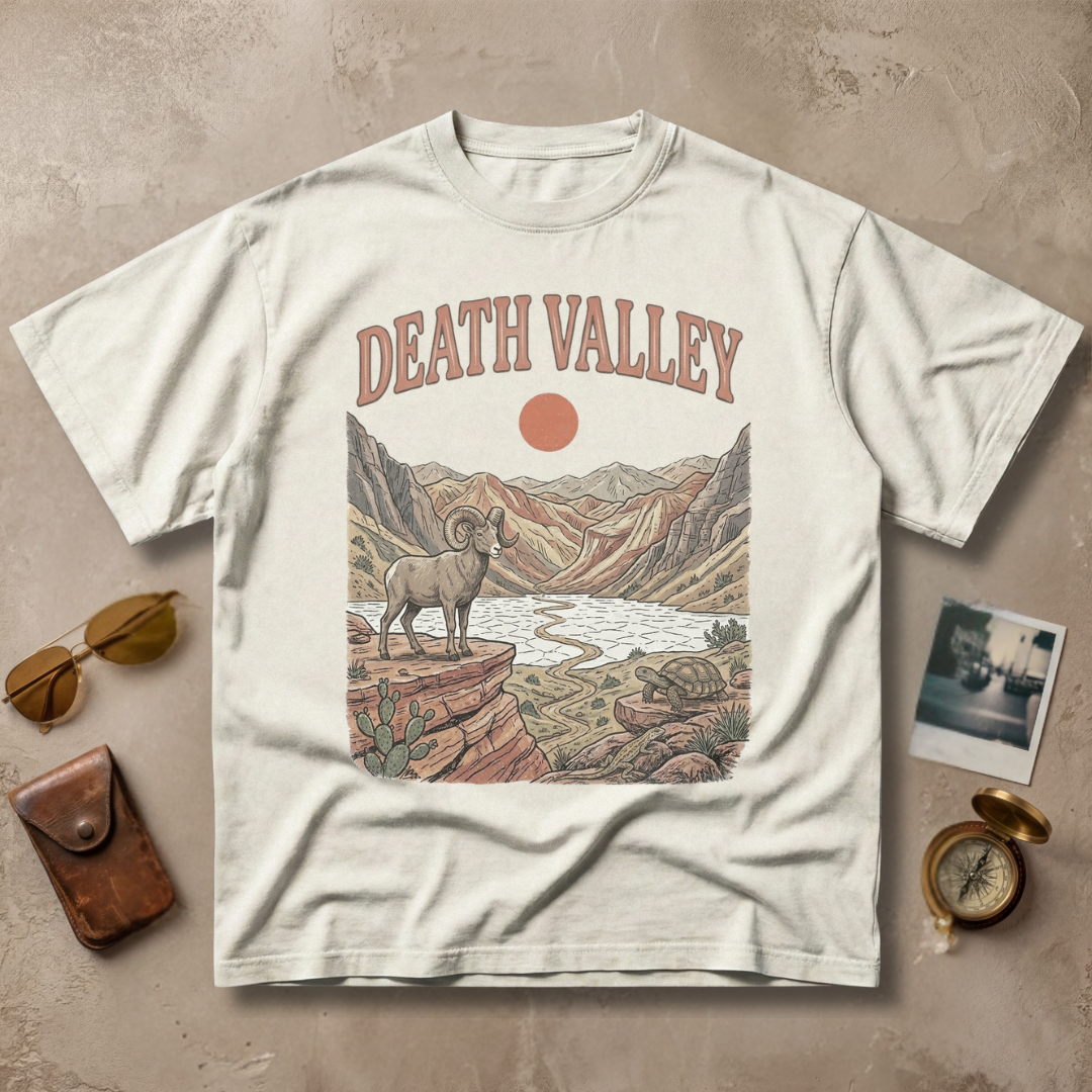 Death Valley Vintage Desert Wildlife Graphic Tee