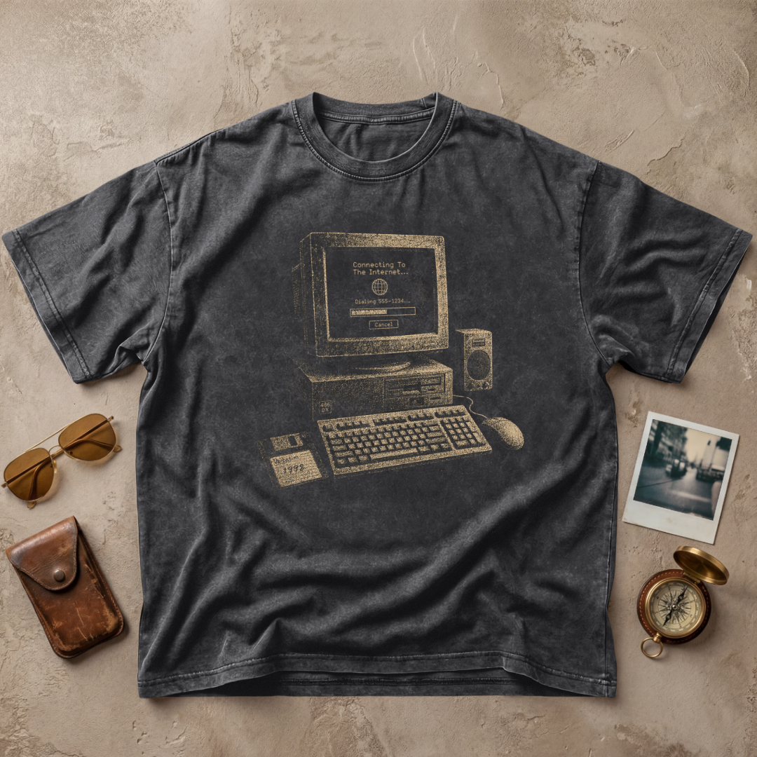 Connecting To The Internet Vintage Tee