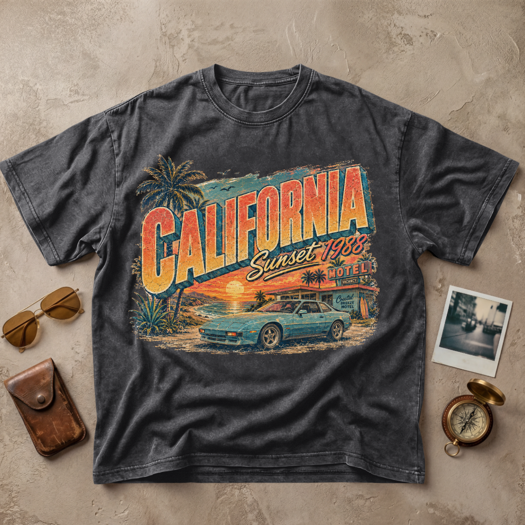 California Vintage Road Trip Tee