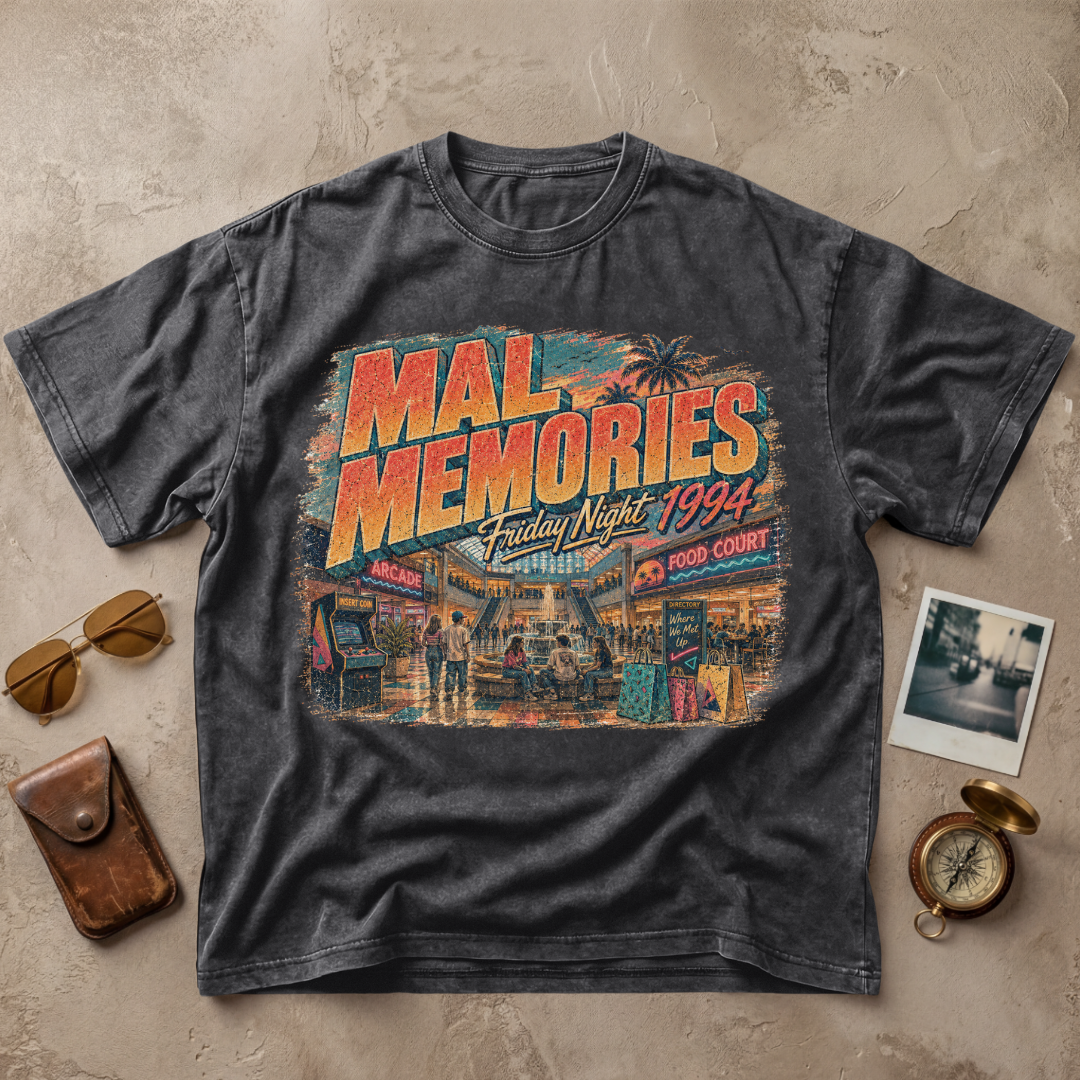 Mall Memories Vintage Retro Tee