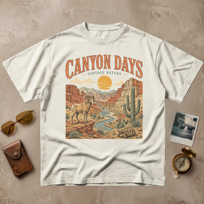 Canyon Days Vintage Nature Adventure Tee