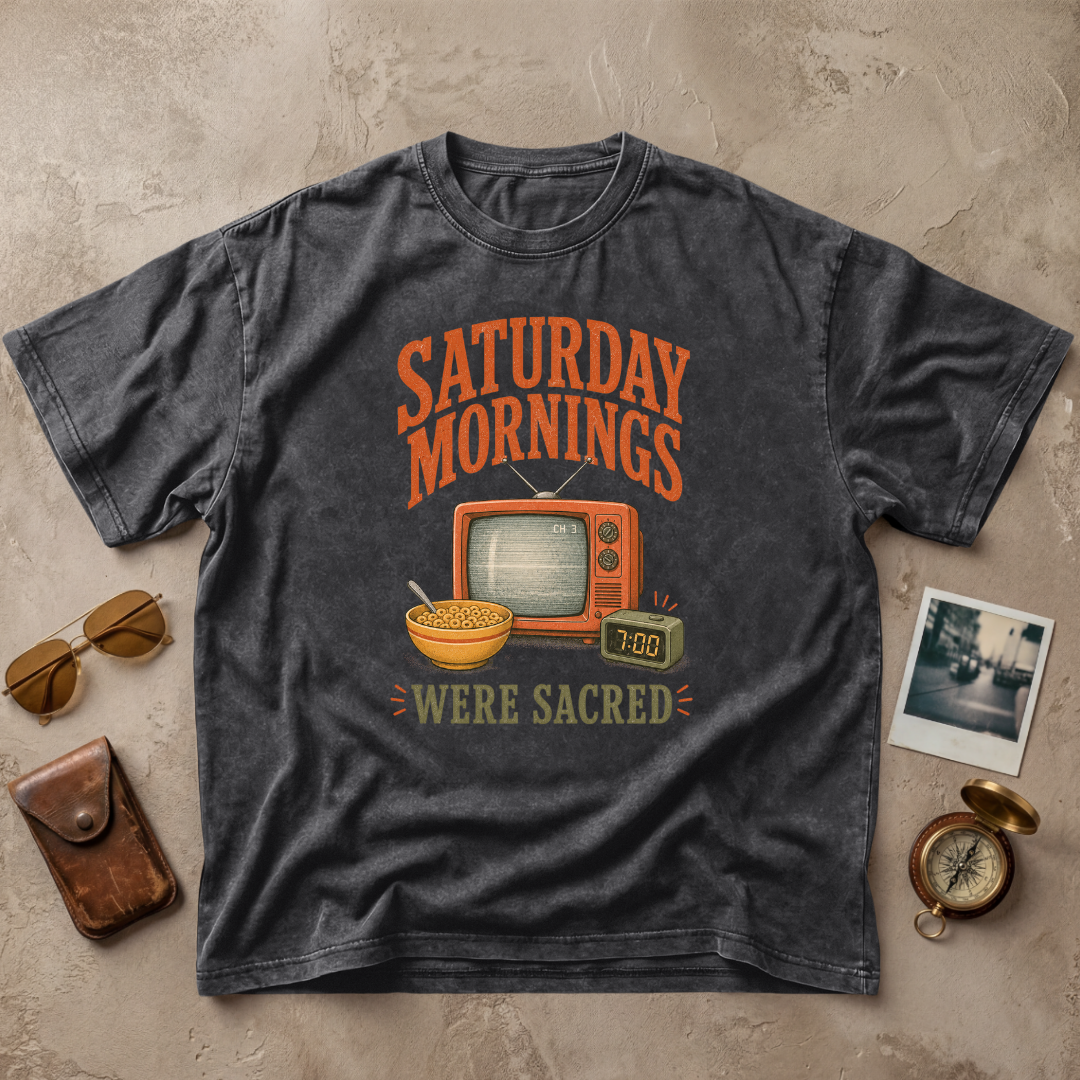 Saturday Mornings Were Sacred Vintage Tee