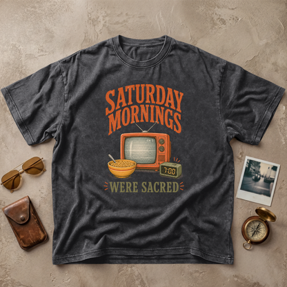 Saturday Mornings Were Sacred Vintage Tee