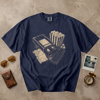 Vintage Movie Night VHS Graphic Tee