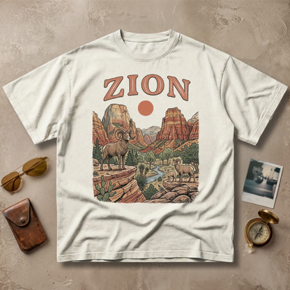 Zion Vintage Wildlife Graphic Tee