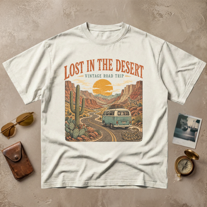 Lost In The Desert Vintage Road Trip Tee