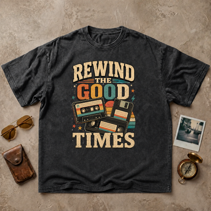 Rewind The Good Times Retro Tee