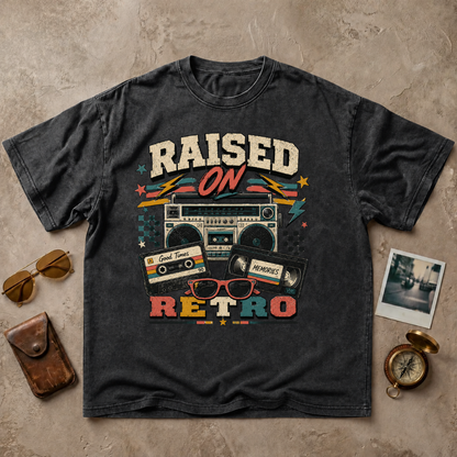 Raised On Retro Vintage Tee