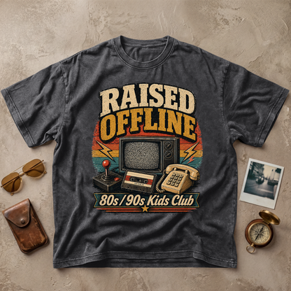 Raised Offline Vintage Retro Tee