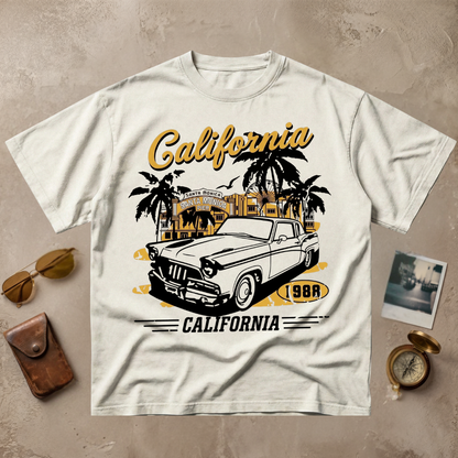 California Vintage Car Retro