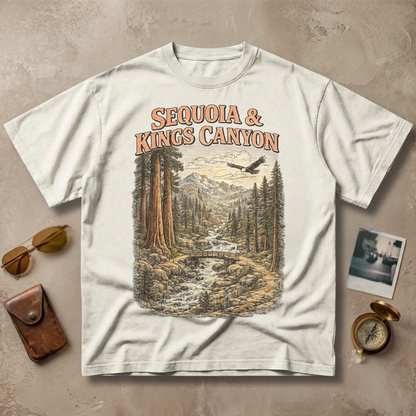 Sequoia & Kings Canyon Vintage Forest Graphic Tee
