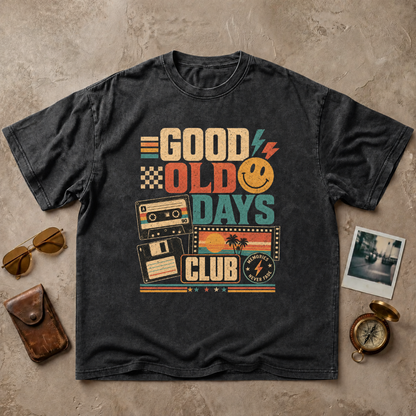 Good Old Days Club Retro Tee