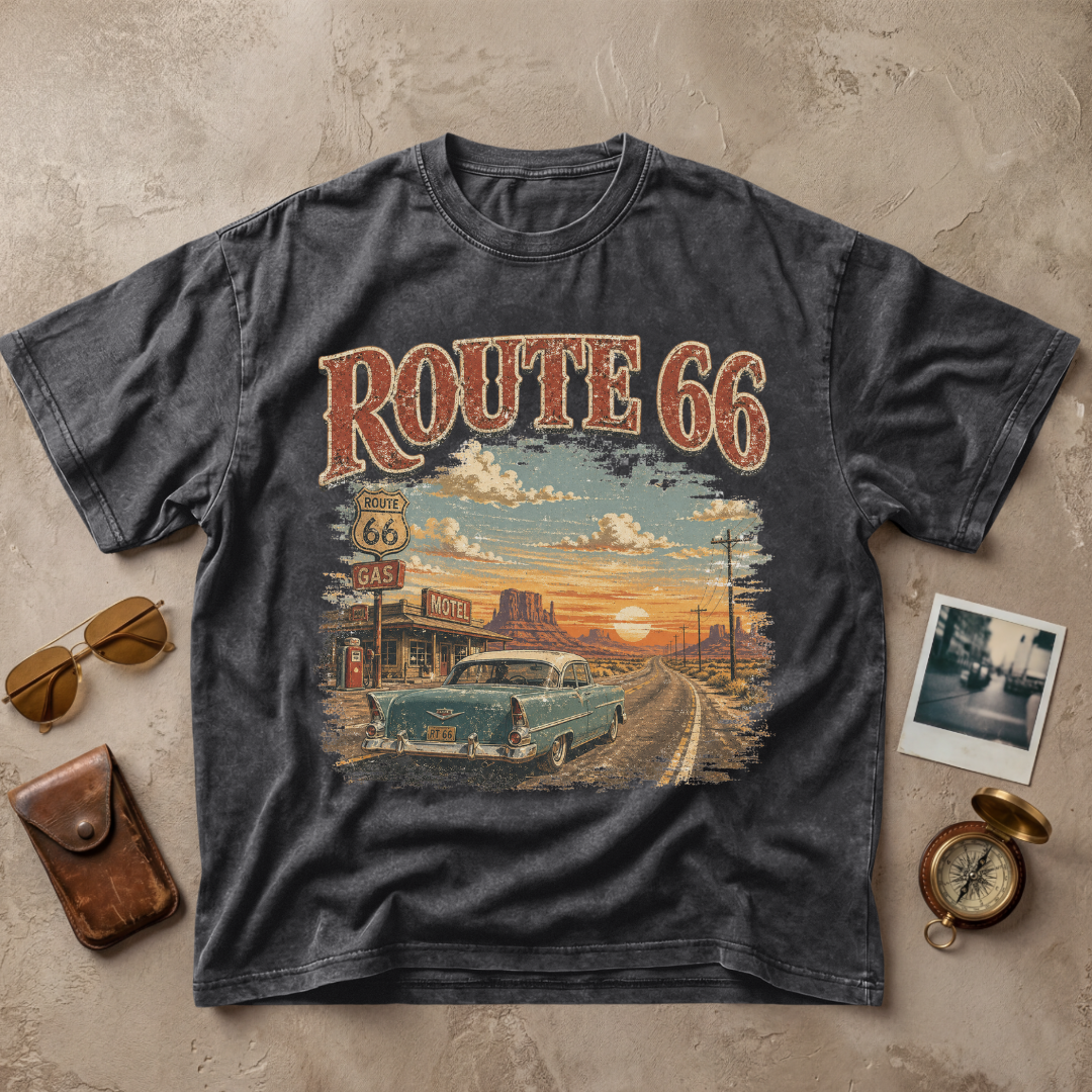 Route 66 Vintage Desert Road Trip