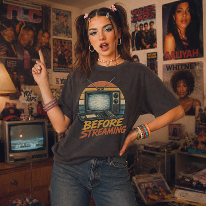 Before Streaming Vintage Retro TV