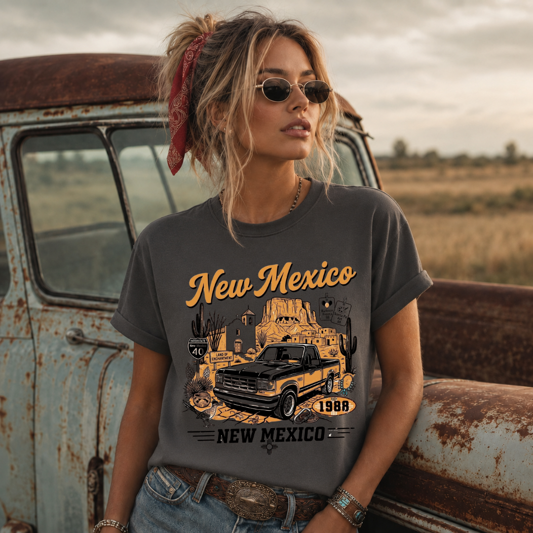 New Mexico Vintage Car Retro