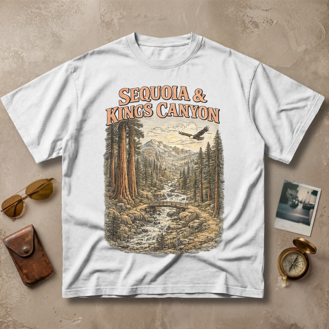 Sequoia & Kings Canyon Vintage Forest Graphic Tee