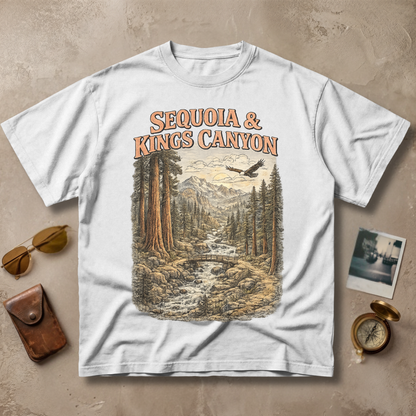 Sequoia & Kings Canyon Vintage Forest Graphic Tee