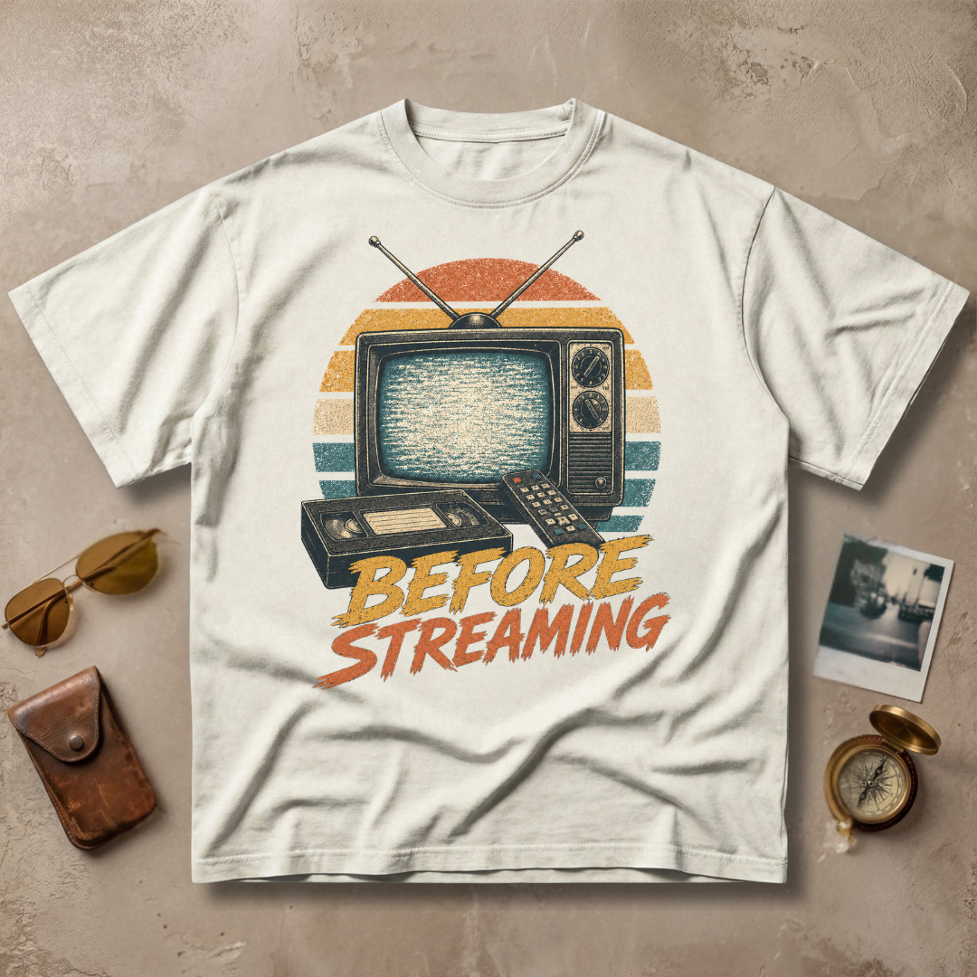 Before Streaming Vintage Retro TV