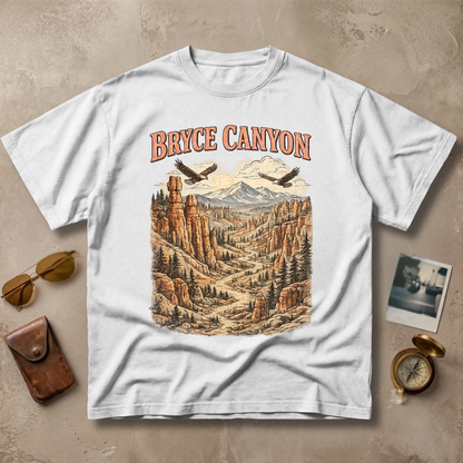 Bryce Canyon Vintage Landscape Graphic Tee