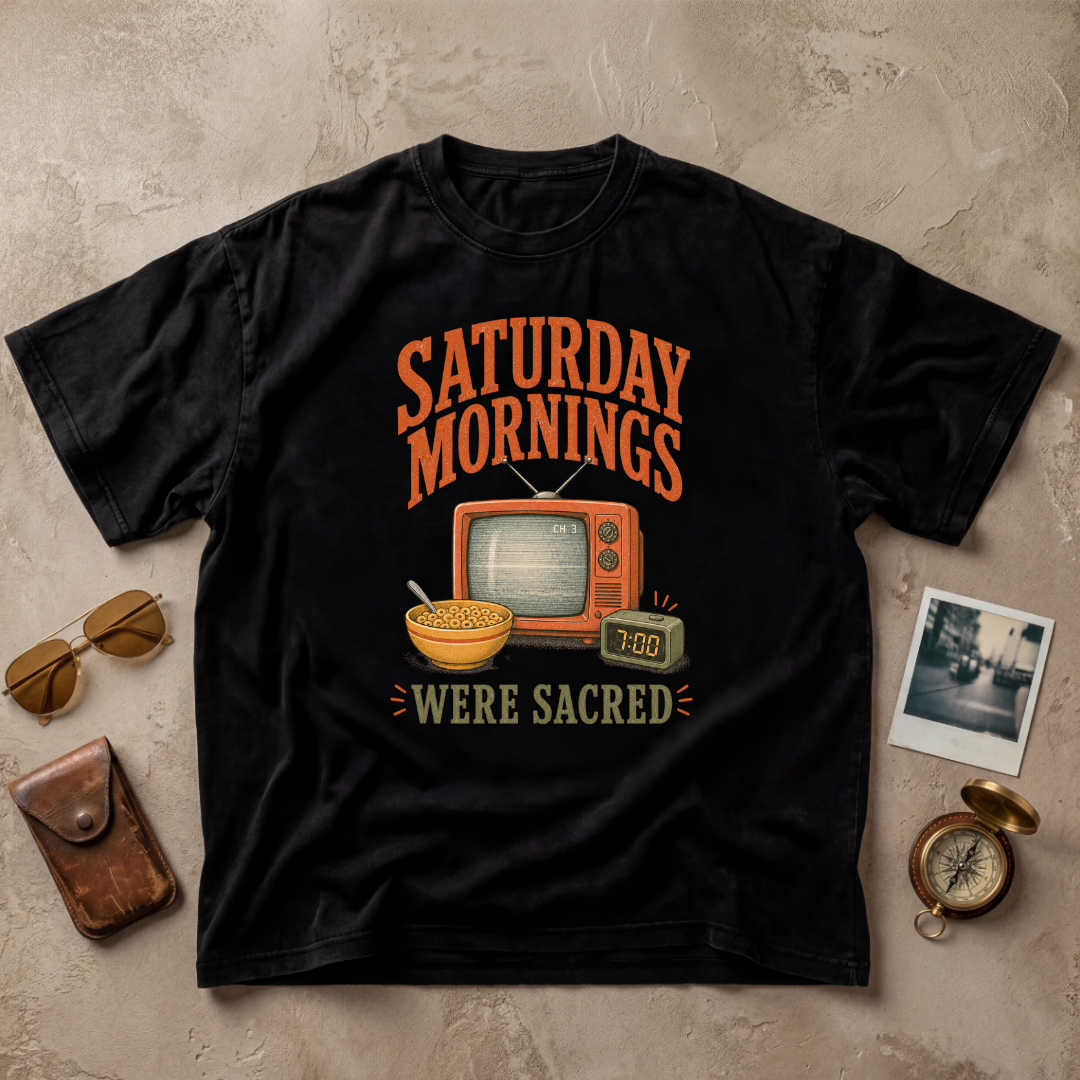 Saturday Mornings Were Sacred Vintage Tee