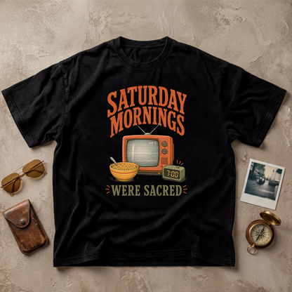 Saturday Mornings Were Sacred Vintage Tee