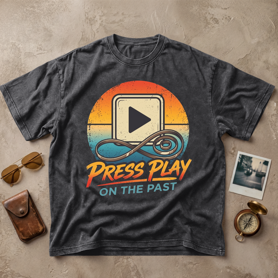 Press Play Vintage Nostalgia Design