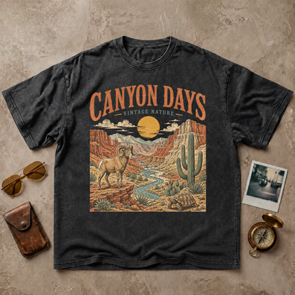 Canyon Days Vintage Nature Adventure Tee