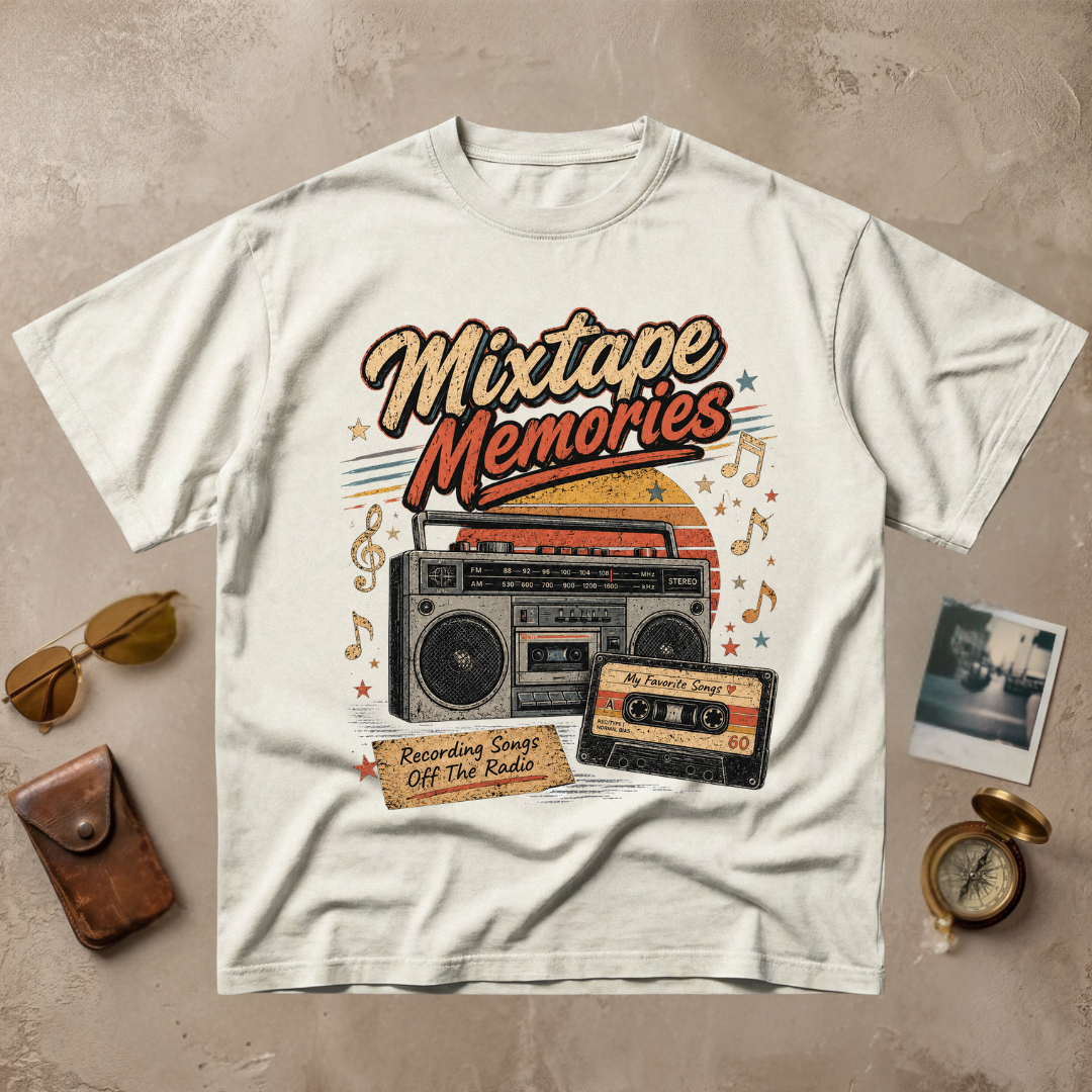 Mixtape Memories Vintage Cassette Tee