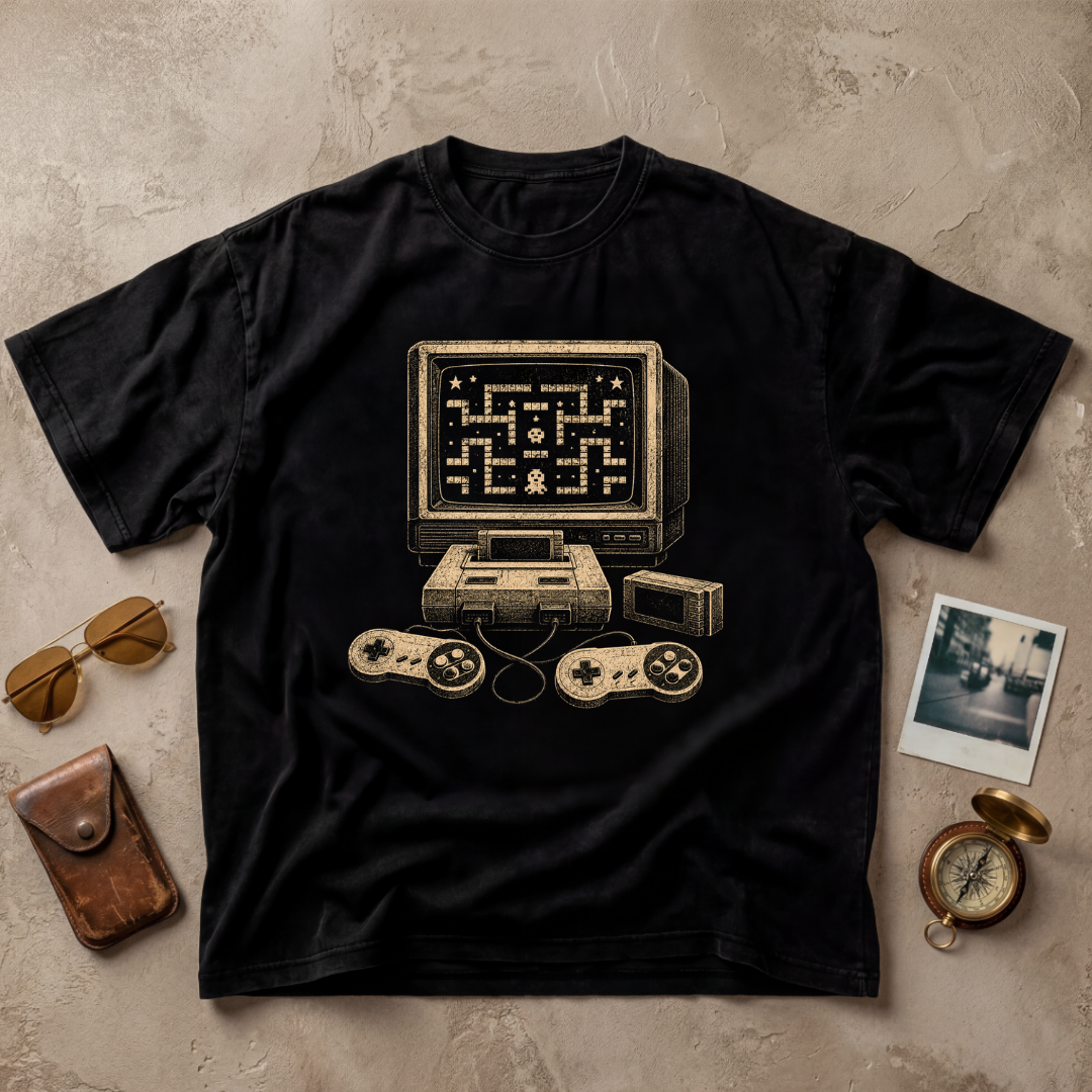 Retro Gaming Console Vintage Tee
