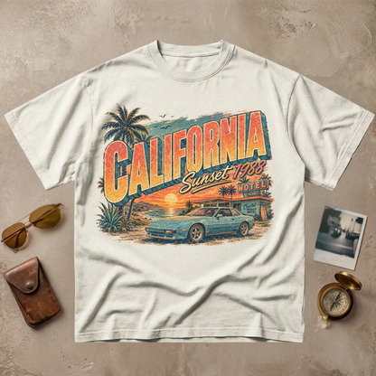 California Vintage Road Trip Tee