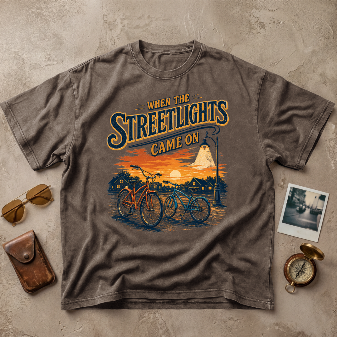 When The Streetlights Came On Vintage Tee