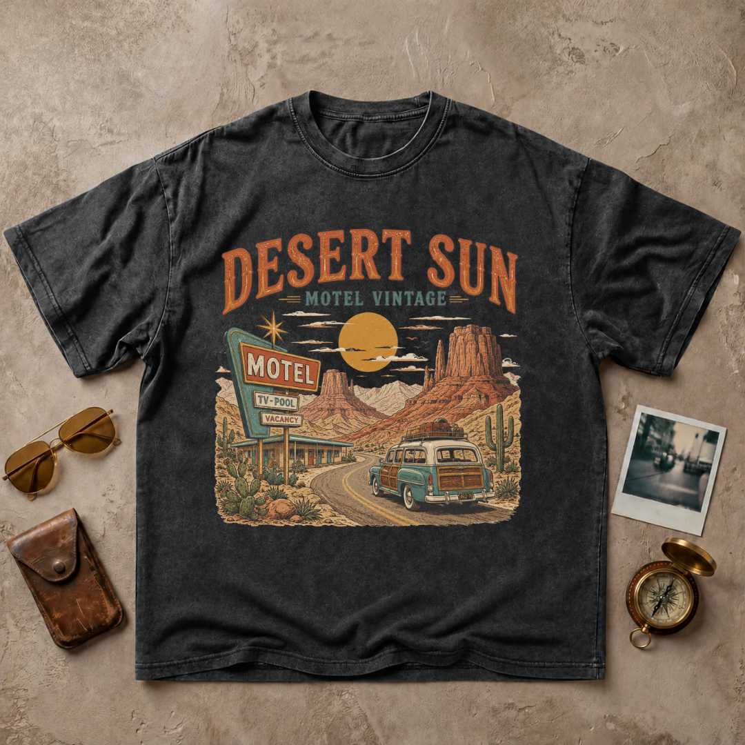 Desert Sun Motel Vintage Tee