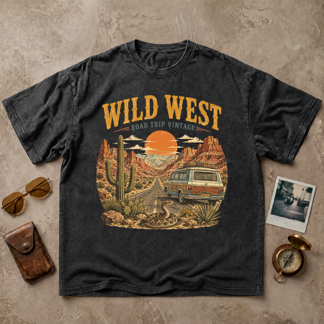 Wild West Road Trip Vintage Tee