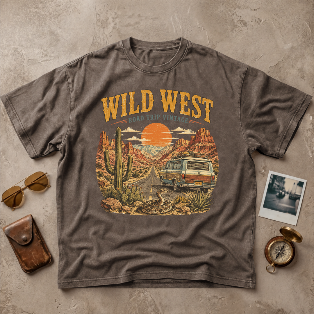 Wild West Road Trip Vintage Tee