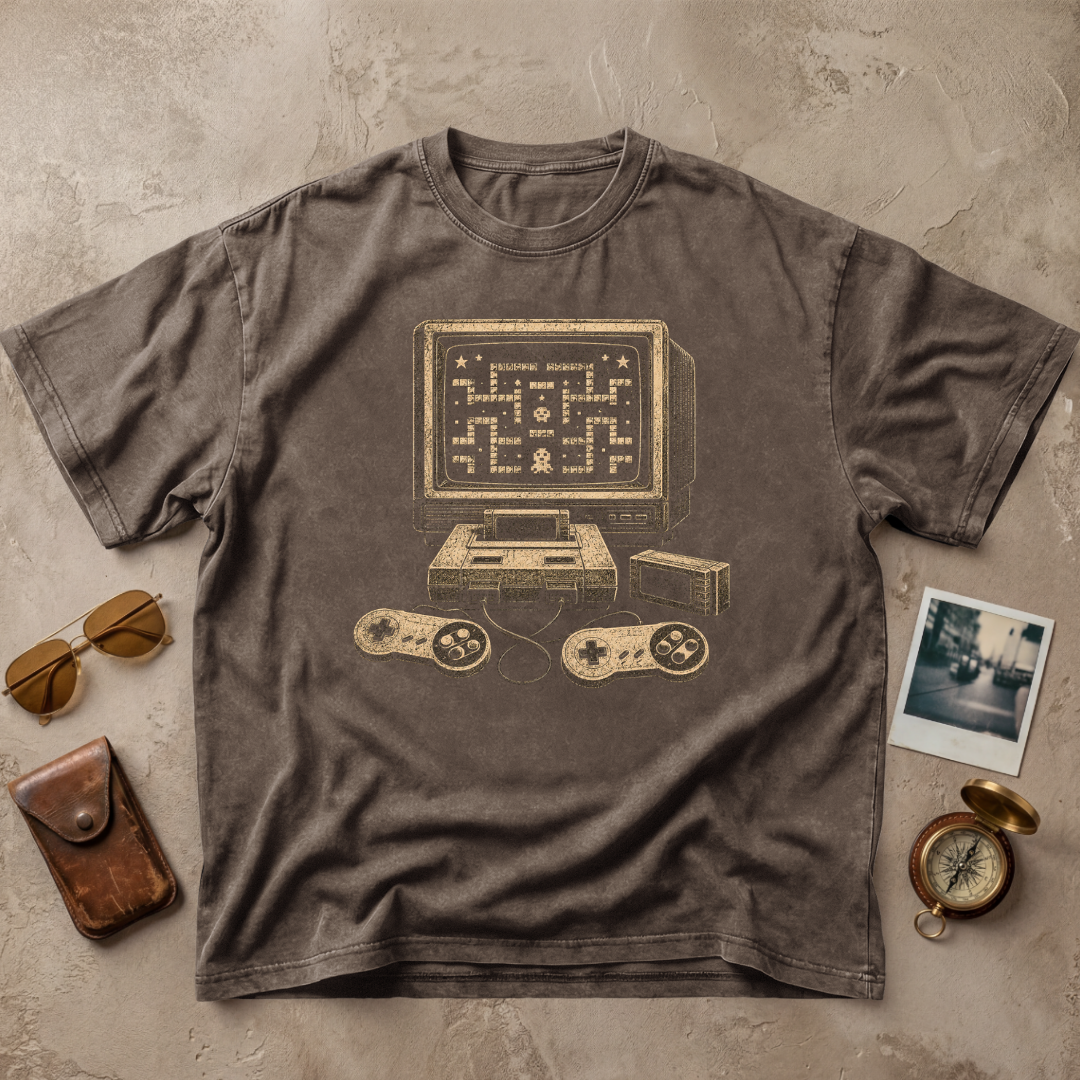 Retro Gaming Console Vintage Tee
