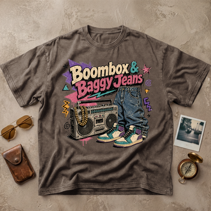 Boombox and Baggy Jeans Tee