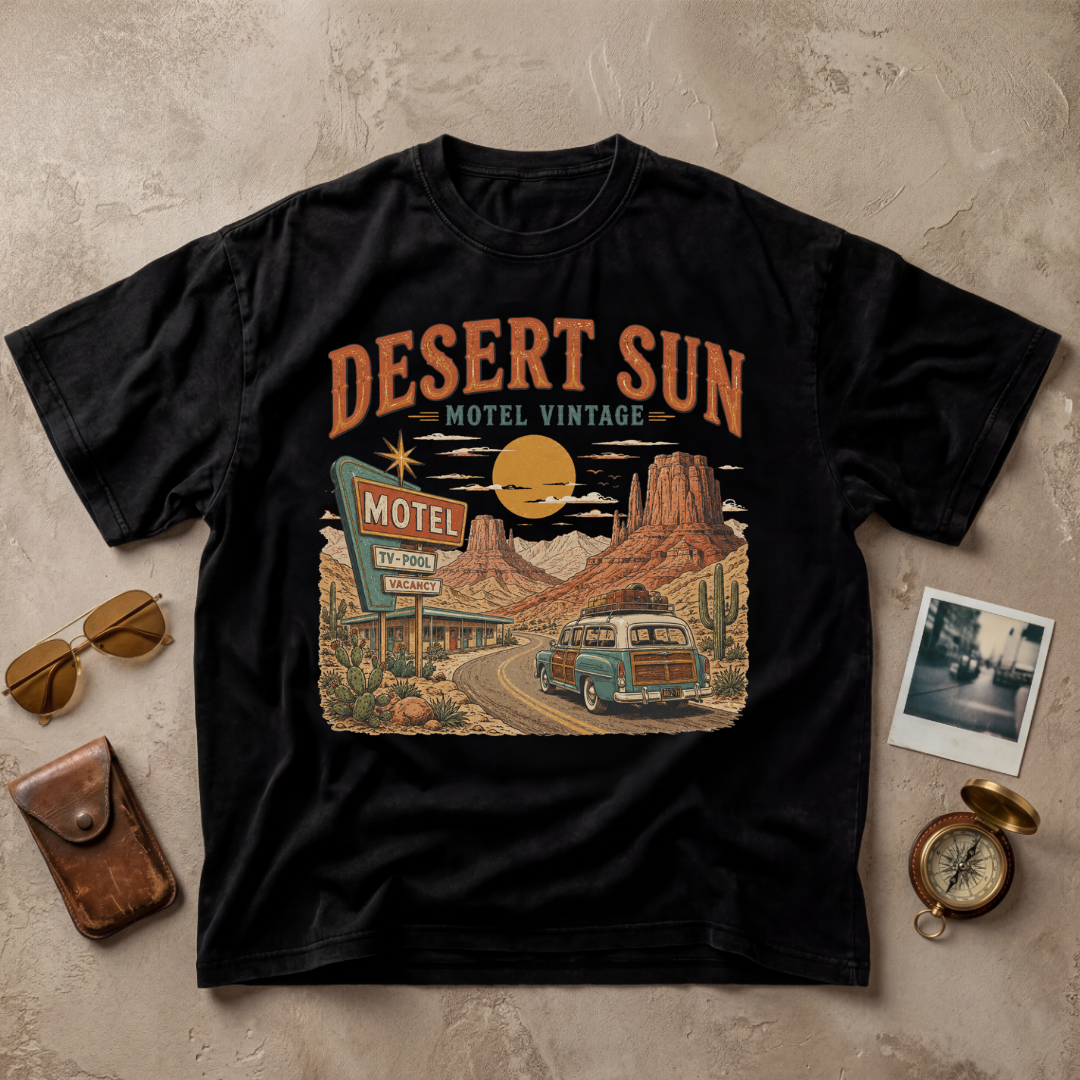 Desert Sun Motel Vintage Tee